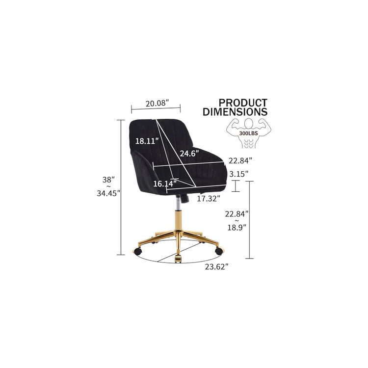 Computer Chair Simple Modern Comfortable Office Chair Comfy Comfy Desk Chair Office Comfy Office Chair for Home, Bedroom, Study, Dorm, Student