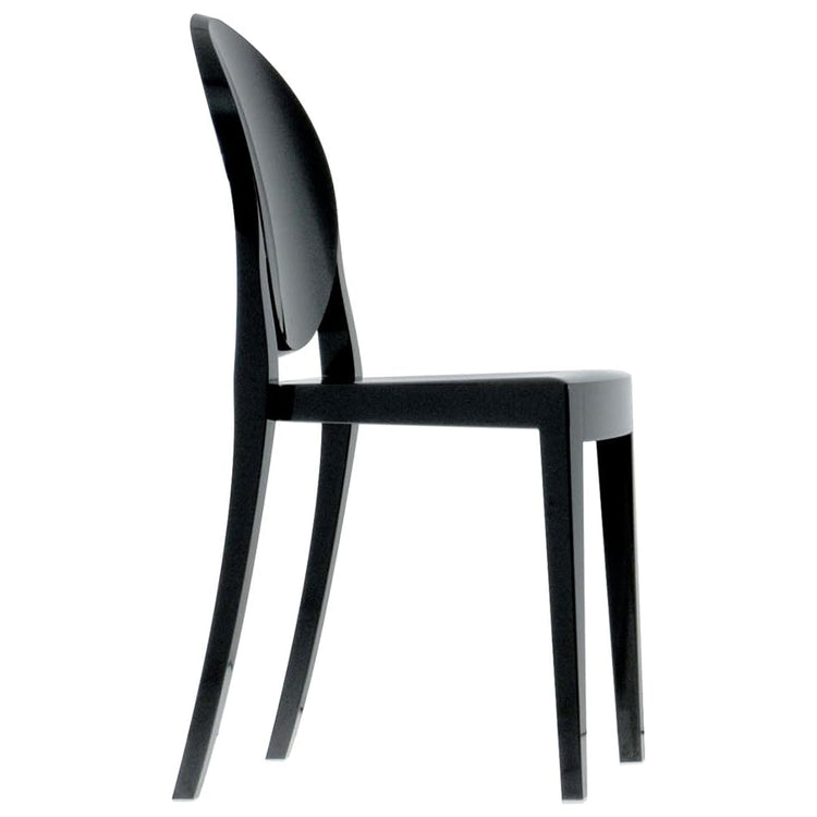 Kartell Victoria Ghost 4857E6 Chair Glossy Black